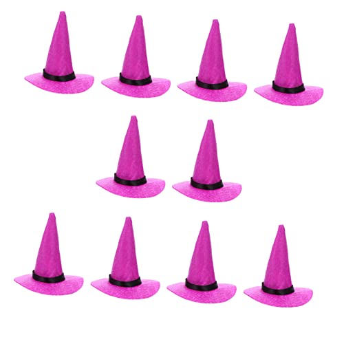 TOYANDONA 10 Stück Teiliges Mini Hexenhüte für Halloweenflaschen Dekorative Accessoires für Partys Kreative Diy und Festliche TOYANDONA 10 Stück Teiliges Mini Hexenhüte für Halloweenflaschen Dekorative Accessoires für Partys Kreative Diy und Festliche von TOYANDONA
