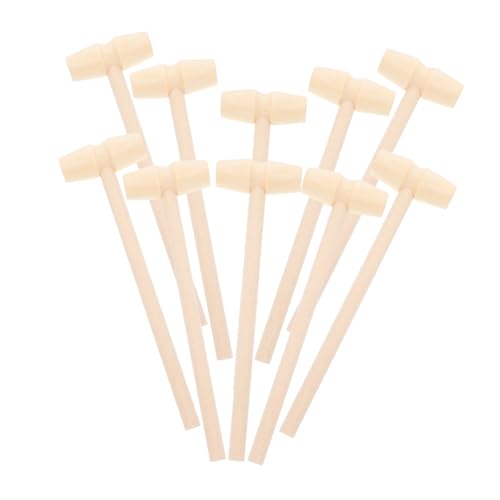 TOYANDONA 10 Stück Teiliges Mini Holzhammer Hammer aus Holz Pädagogisch Fördert Hand Auge Koordination für Junge Mädchen Mädchen Jungen Ab Jahr TOYANDONA 10 Stück Teiliges Mini Holzhammer Hammer aus Holz Pädagogisch Fördert Hand Auge Koordination für Junge Mädchen Mädchen Jungen Ab Jahr von TOYANDONA