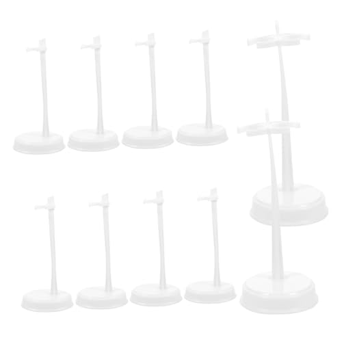 TOYANDONA 10 Stück Teiliges Mini Puppenständer Weiß Stabile Action Figure Display Halter Leicht und Tragbar Sicherer Halt für Puppen und Spielfiguren für Regale und Tischdekoration TOYANDONA 10 Stück Teiliges Mini Puppenständer Weiß Stabile Action Figure Display Halter Leicht und Tragbar Sicherer Halt für Puppen und Spielfiguren für Regale und Tischdekoration von TOYANDONA