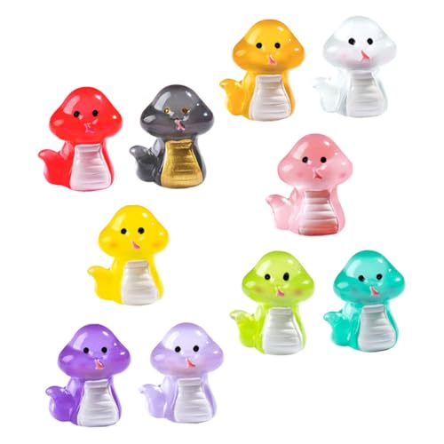 TOYANDONA 10 Stück Teiliges Miniaturhafte Leuchtende Schlangenfiguren aus Resin Langlebige Kleine Tierornamente mit Nachleuchteffekt Vielseitige DIY Dekoration für Schreibtisch und Auto TOYANDONA 10 Stück Teiliges Miniaturhafte Leuchtende Schlangenfiguren aus Resin Langlebige Kleine Tierornamente mit Nachleuchteffekt Vielseitige DIY Dekoration für Schreibtisch und Auto von TOYANDONA