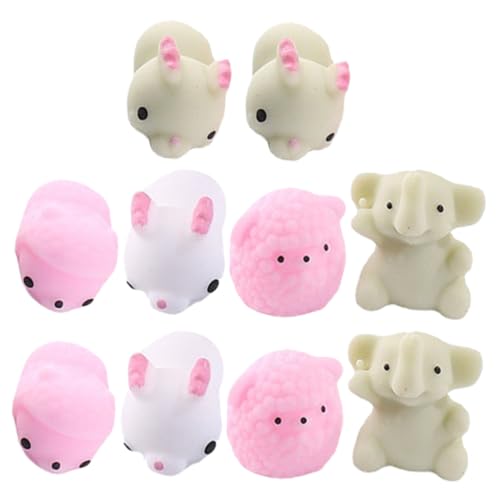 TOYANDONA 10 Stück Teiliges Niedliche Tier Squeeze spielzeuge Kompakte Stressabbau Fidget Toys für Erwachsene Buntes Glattes Design zur Entspannung und Konzentrationsförderung TOYANDONA 10 Stück Teiliges Niedliche Tier Squeeze spielzeuge Kompakte Stressabbau Fidget Toys für Erwachsene Buntes Glattes Design zur Entspannung und Konzentrationsförderung von TOYANDONA
