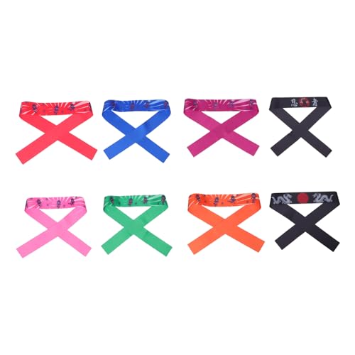 TOYANDONA 10 Stück Teiliges Ninja Stirnband Japanischer Karate Kopfschmuck Weiches Atmungsaktives Stirnband für Waschbar Wiederverwendbar für Karate Rollenspiele und Geburtstagsfeiern TOYANDONA 10 Stück Teiliges Ninja Stirnband Japanischer Karate Kopfschmuck Weiches Atmungsaktives Stirnband für Waschbar Wiederverwendbar für Karate Rollenspiele und Geburtstagsfeiern von TOYANDONA