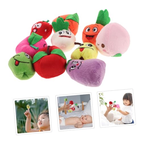 TOYANDONA 10 Stück Teiliges Obst Fingerpuppen Handspielzeug Leicht Tragbar Lernspielzeug für Junge Mädchen Interaktives Puppentheater zur Früherziehung und Geschichtenerzählung TOYANDONA 10 Stück Teiliges Obst Fingerpuppen Handspielzeug Leicht Tragbar Lernspielzeug für Junge Mädchen Interaktives Puppentheater zur Früherziehung und Geschichtenerzählung von TOYANDONA