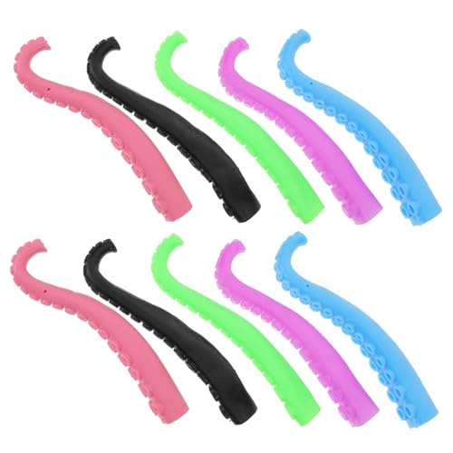 TOYANDONA 10 Stück Teiliges Oktopus Tentakel Fingerpuppen aus Kunststoff Kreative Fingertip Spielzeuge für Bunte Zufällige Farben als Geburtstagsmitgebsel und Zufällige Farbe TOYANDONA 10 Stück Teiliges Oktopus Tentakel Fingerpuppen aus Kunststoff Kreative Fingertip Spielzeuge für Bunte Zufällige Farben als Geburtstagsmitgebsel und Zufällige Farbe von TOYANDONA
