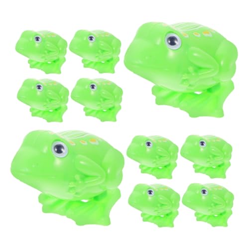 TOYANDONA 10 Stück Teiliges Retro Aufziehfrosch für Vintage Kunststoff mit Realistischem Sprungbewegung für Geburtstagsfeiern Goody Bag Füller und Spiel im Freien TOYANDONA 10 Stück Teiliges Retro Aufziehfrosch für Vintage Kunststoff mit Realistischem Sprungbewegung für Geburtstagsfeiern Goody Bag Füller und Spiel im Freien von TOYANDONA