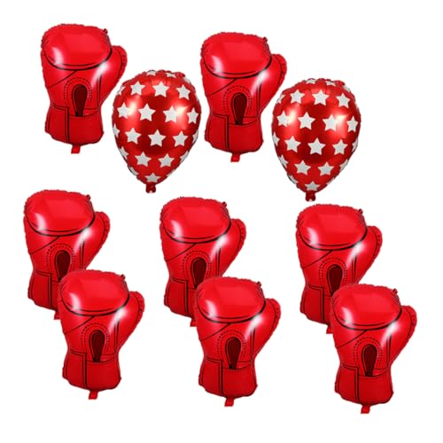 TOYANDONA 10stücke Boxhandschuh-luftballons Aufblasbare Boxparty-dekorationen Folienballons in Handschuhform Zubehör Für Wrestling-geburtstagsparty Zum Thema Boxen TOYANDONA 10stücke Boxhandschuh-luftballons Aufblasbare Boxparty-dekorationen Folienballons in Handschuhform Zubehör Für Wrestling-geburtstagsparty Zum Thema Boxen von TOYANDONA