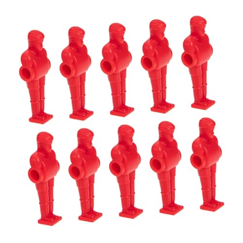 TOYANDONA 10 Stück Teiliges Tischfußball Spieler Figuren aus Hochwertigem Kunststoff Langlebig Farbintensiv Praktische Ersatzspieler für Tischfußballmaschine Einfach zu Montieren von TOYANDONA