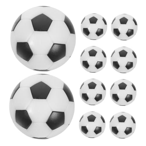 TOYANDONA 10 Stück Teiliges Tischkicker Bälle Robuste Kunststoff Ersatzbälle für Mini Tischfußball Leicht und Ausgewogen Kompatibel für Familienspiele Schulveranstaltungen und Partyspaß von TOYANDONA