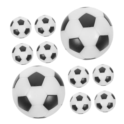 TOYANDONA 10 Stück Teiliges Tischkicker Ersatzball Kompatible Mini Fußballbälle aus Langlebigem Kunststoff Präzise Rollend für Tischfußball Zuhause Schule Freizeitspaß von TOYANDONA
