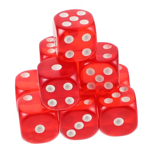 TOYANDONA 10 Stück Teiliges Transparente Acrylwürfel mit Seiten Runde Ecken Kompakt und Robust Bunte Spielwürfel für Brettspiele Tragbare Würfel für Party und Freizeitgebrauch TOYANDONA 10 Stück Teiliges Transparente Acrylwürfel mit Seiten Runde Ecken Kompakt und Robust Bunte Spielwürfel für Brettspiele Tragbare Würfel für Party und Freizeitgebrauch von TOYANDONA