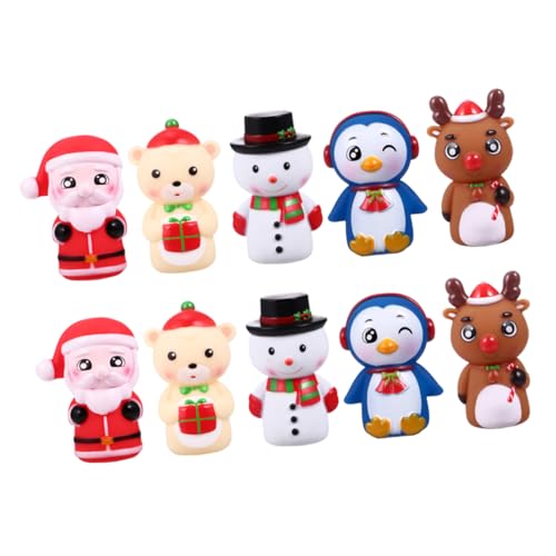 TOYANDONA 10 Stück Teiliges Weihnachts Fingerpuppen aus Flexiblem Langlebigem PVC für Interaktive Handpuppen zum Geschichtenerzählen Rollenspielen und Eltern Junge Mädchen Weihnachtliches TOYANDONA 10 Stück Teiliges Weihnachts Fingerpuppen aus Flexiblem Langlebigem PVC für Interaktive Handpuppen zum Geschichtenerzählen Rollenspielen und Eltern Junge Mädchen Weihnachtliches von TOYANDONA