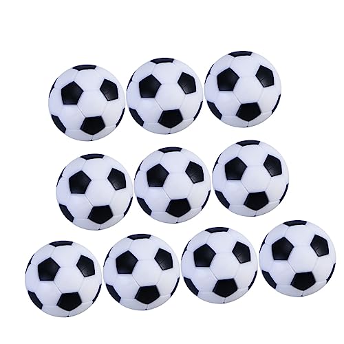 TOYANDONA 10 Stück Tischfußball Bälle Ersatzbälle Durchmesser für Tischkicker für Wettkampfspiele mit Klassischem Fußballdesign TOYANDONA 10 Stück Tischfußball Bälle Ersatzbälle Durchmesser für Tischkicker für Wettkampfspiele mit Klassischem Fußballdesign von TOYANDONA