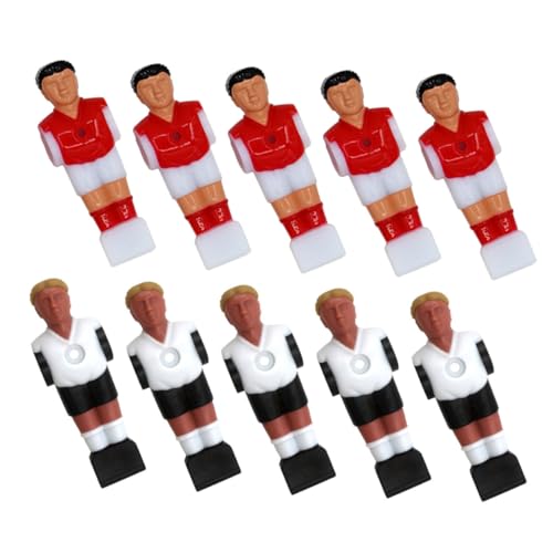 TOYANDONA 10 Stück Tischfußball Figuren Robuste Kicker Athleten für Tischfußballgeräte Tischfußball Zubehörteile für Stundenlangen Spielspaß von TOYANDONA