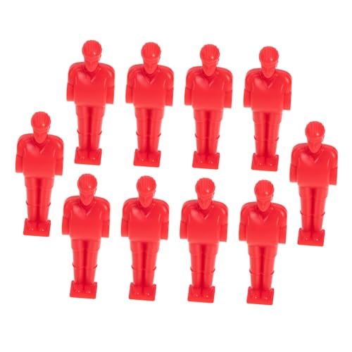 TOYANDONA 10 Stück Tischfußballspieler Figuren für Standard Tischkicker Robust und Einfache Installation für Tischfußballspiele und Turniere von TOYANDONA