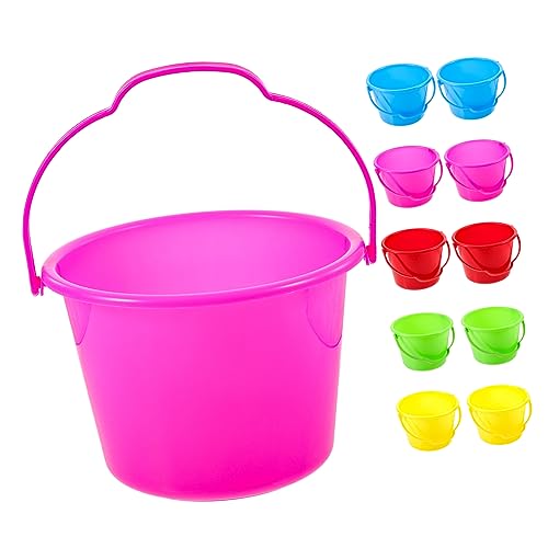 TOYANDONA 10 Stück Wassereimer- sandspielzeug strandspielzeug Plastik Eimer Children Toys für plastikeimer Kinderspielzeug Kindergarten Eimer TOYANDONA 10 Stück Wassereimer- sandspielzeug strandspielzeug Plastik Eimer Children Toys für plastikeimer Kinderspielzeug Kindergarten Eimer von TOYANDONA