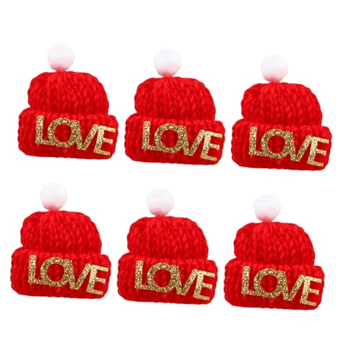TOYANDONA 10 Stück Weihnachts Fingerkappen Weihnachtsparty Mini Hüte DIY Zubehör Weihnachts Fingerhüte Fingerhut Eltern Kind Interaktionsspielzeug Mini Weihnachtsmodell von TOYANDONA