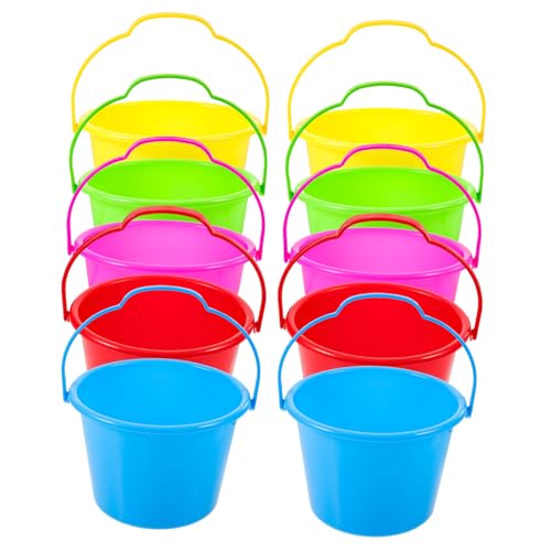 TOYANDONA 10 Stücke Kindergarten Eimer Strand Eimer Wasser Eimer Angeln Eimer von TOYANDONA