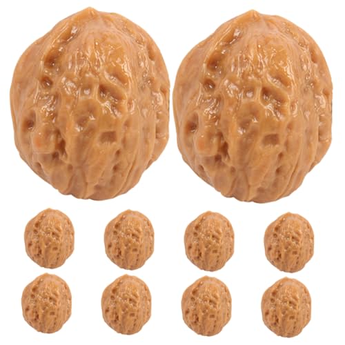 TOYANDONA 10 Stücke Tiny Walnut Modell Gefälschte Walnüsse PVC Lebensechte Dekorationen Handwerk Hause Dekorationen TOYANDONA 10 Stücke Tiny Walnut Modell Gefälschte Walnüsse PVC Lebensechte Dekorationen Handwerk Hause Dekorationen von TOYANDONA