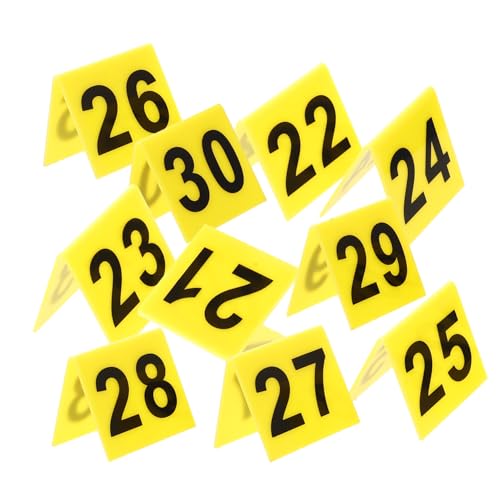 TOYANDONA 10 Teiliges Dreieckiger Beweismarker aus Acryl Stabile Einsatzort Markierungen und Tischnummernschilder Praktische Nummern Id Zelte für Detektivspiele und Partydekorationen TOYANDONA 10 Teiliges Dreieckiger Beweismarker aus Acryl Stabile Einsatzort Markierungen und Tischnummernschilder Praktische Nummern Id Zelte für Detektivspiele und Partydekorationen von TOYANDONA