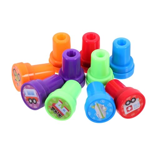TOYANDONA 10 Teiliges Transportstempel Set Für Die Kartenherstellung Namensstempel Für Datumsstempel Transparente Stempel Zur Kartenherstellung Tagebuchaufkleber Tagebuchschablonen von TOYANDONA