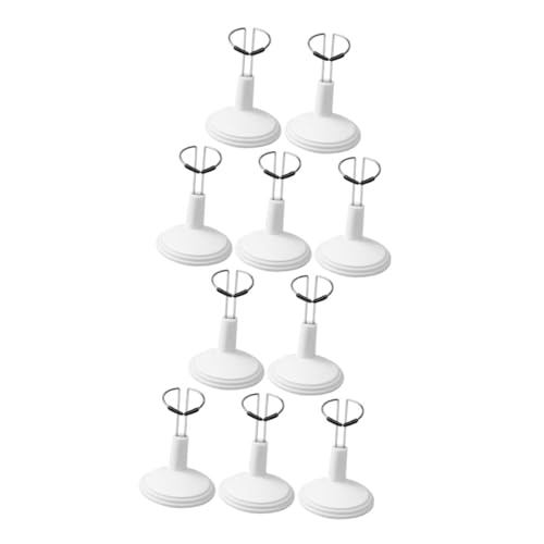 TOYANDONA 10 Teiliges Verstellbare Puppenständer Hohe Weiße Modellhalter für Figuren und Stofftierpräsentation Stabiler Tisch Display Sockel für Sammler und Dekorative Ausstellungen TOYANDONA 10 Teiliges Verstellbare Puppenständer Hohe Weiße Modellhalter für Figuren und Stofftierpräsentation Stabiler Tisch Display Sockel für Sammler und Dekorative Ausstellungen von TOYANDONA