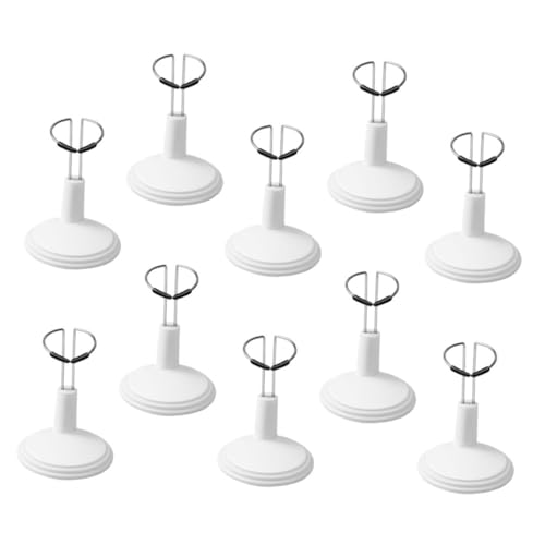 TOYANDONA 10 Verstellbare Figurenständer aus Stabile Halterung für Action Figures und Puppen Flexible Modellhalter für Sammler Höhe Weiß für Tisch und Vitrinenpräsentation TOYANDONA 10 Verstellbare Figurenständer aus Stabile Halterung für Action Figures und Puppen Flexible Modellhalter für Sammler Höhe Weiß für Tisch und Vitrinenpräsentation von TOYANDONA