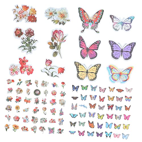TOYANDONA 100 Blatt Graffiti Aufkleber wasserdichte Aufkleber Nagelaufkleber Blumenaufkleber Wandaufkleber Dekorative Wandaufkleber Kunstaufkleber Dekorative Aufkleber von TOYANDONA