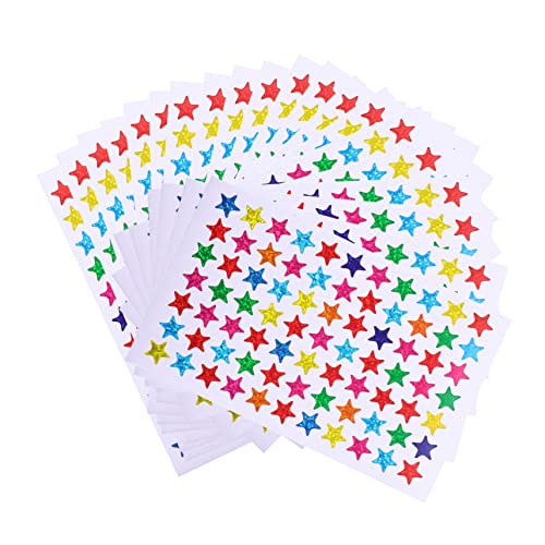 TOYANDONA 100 Blatt Pentagramm-Aufkleber belohnung Aufkleber Scrapbooking-Aufkleber Aktivitätssticker Stickers Partybevorzugungsaufkleber Aufkleber für Geschenkpakete Papier von TOYANDONA