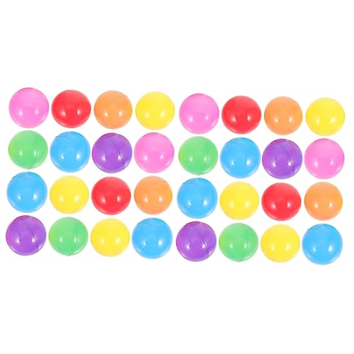 TOYANDONA 100 STK Meeresball Bällebad Seebälle Badespielzeugbälle Badespielzeug für Babys Schwimmbad Ozeanbälle für Bällebad Plastikkugeln EIN Bad nehmen mit dem Ball farbige Kugeln der Zaun von TOYANDONA