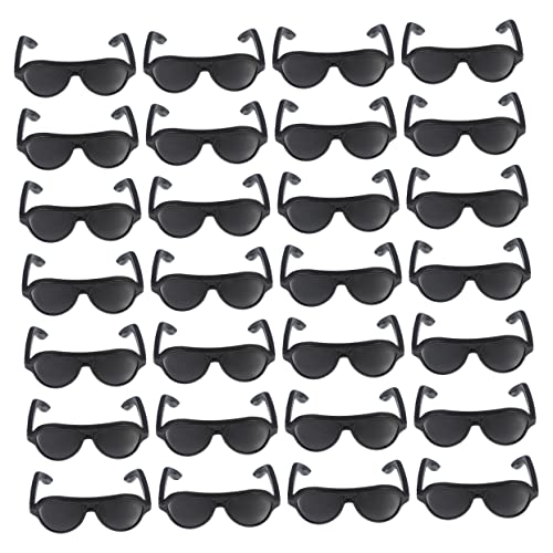 TOYANDONA 100 STK Mini-Sonnenbrille Puppen Sonnenbrille für Kid Toys Meerjungfrau Puppe Puppen Mini-Plastikpuppen-Sonnenbrille Puppenbrille PVC Black TOYANDONA 100 STK Mini-Sonnenbrille Puppen Sonnenbrille für Kid Toys Meerjungfrau Puppe Puppen Mini-Plastikpuppen-Sonnenbrille Puppenbrille PVC Black von TOYANDONA