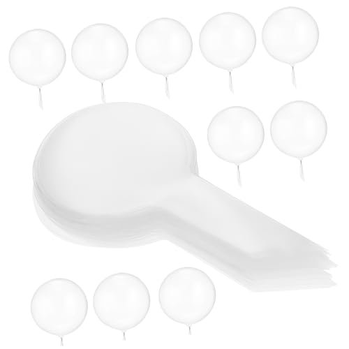 TOYANDONA 100 Stück Bobo-ball Zahlenballons Luftballons Stanzen Blaue Luftballons Fiesta Schillernde Platten Streamer Geburtstag Luftballons Pastellfarbener Ballonbogen Mega Transparent Tpu von TOYANDONA