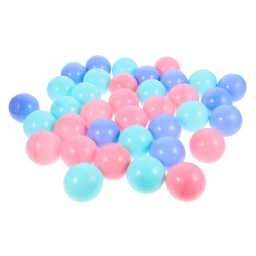 TOYANDONA 100 Stück Bunte Spielbälle Macaron Farben Kugeln für Spielzelt Badewanne Pool Party Dekoration Ungiftig Geruchlos von TOYANDONA