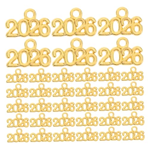 TOYANDONA 100 Stück Charm Anhänger Charms Zum Basteln Charm Für Abschlussfeier Quaste Goldene Bastel Charm Anhänger Zinklegierung von TOYANDONA