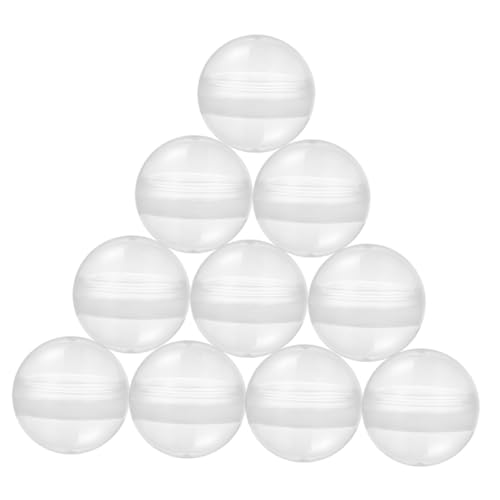 TOYANDONA 100 Stück Leere Durchsichtige Kunststoffkugeln für Verkaufsautomaten Befüllbare Runde Kapseln für Partygeschenke und Bastelprojekte TOYANDONA 100 Stück Leere Durchsichtige Kunststoffkugeln für Verkaufsautomaten Befüllbare Runde Kapseln für Partygeschenke und Bastelprojekte von TOYANDONA