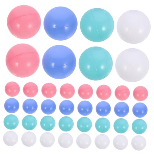 TOYANDONA 100 Stück Macaron Ball çocuk havuzu hühner Swimming-Pool badezuber badefass kunststoffkugel klein Strand Grube runde Pits Bälle Requisiten für Partybälle Plastik von TOYANDONA