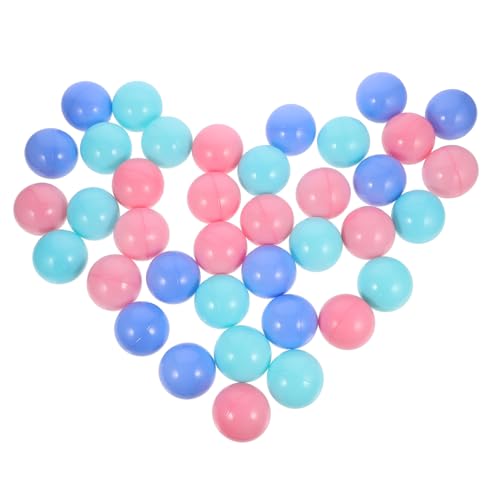 TOYANDONA 100 Stück Macaron-Ball für Wasserbälle aufblasbar für Schwimmbad Aqua Pool Toys for sankastenspielsachen Bauen Bälle EIN runde Meereskugeln Plastik von TOYANDONA