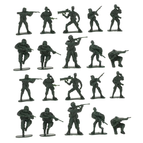 TOYANDONA 100 Stück Mini Soldaten Figuren aus Kunststoff Kleine Militärische Miniaturmodelle Detailreiche Mini Spielfiguren für Dekoration Rollenspiele Sammlungen Grüne Miniatur Soldaten TOYANDONA 100 Stück Mini Soldaten Figuren aus Kunststoff Kleine Militärische Miniaturmodelle Detailreiche Mini Spielfiguren für Dekoration Rollenspiele Sammlungen Grüne Miniatur Soldaten von TOYANDONA