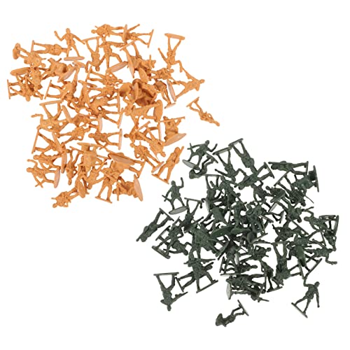 TOYANDONA 100 Stück Mini Soldaten Modelle aus Kleine Figuren in Tarnfarben Detailreiche Miniatur Soldaten für Sandtisch Modellbau und Dekoration für Diorama TOYANDONA 100 Stück Mini Soldaten Modelle aus Kleine Figuren in Tarnfarben Detailreiche Miniatur Soldaten für Sandtisch Modellbau und Dekoration für Diorama von TOYANDONA