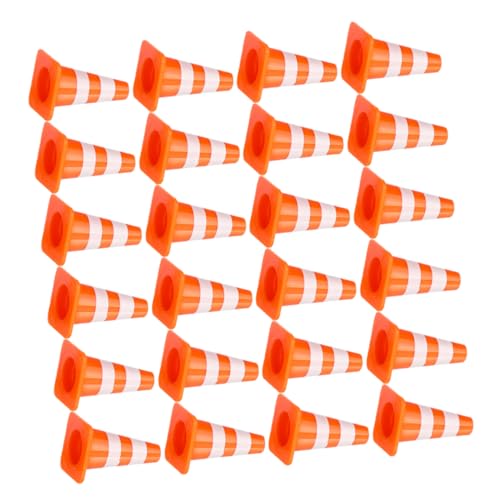 TOYANDONA 100 Stück Miniatur Verkehrscones Lernspielzeug für Straßenverkehrssicherheit Sandkastenbau Kreative Simulation von Verkehrszeichen und Hindernissen Orange Cone TOYANDONA 100 Stück Miniatur Verkehrscones Lernspielzeug für Straßenverkehrssicherheit Sandkastenbau Kreative Simulation von Verkehrszeichen und Hindernissen Orange Cone von TOYANDONA