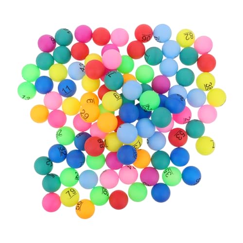 TOYANDONA 100 Stück Nummerierte Bingo Preisbälle Partydekorationen Mehrfarbige Plastikbälle Bingo Spielzubehör Kleine Bunte Bälle TOYANDONA 100 Stück Nummerierte Bingo Preisbälle Partydekorationen Mehrfarbige Plastikbälle Bingo Spielzubehör Kleine Bunte Bälle von TOYANDONA