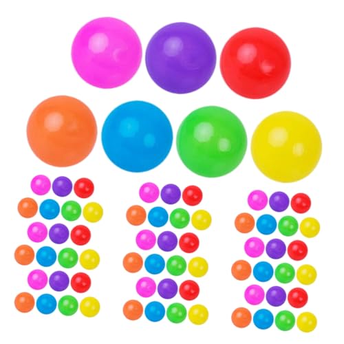 TOYANDONA 100 Stück Ozeanball Für Kleinkind Zeltball Bällebad- Spielzimmer Ball Boxenbälle Mini -ozeanballspielzeug Sie Zeltbälle Babyspieltunnelbälle Plastik von TOYANDONA