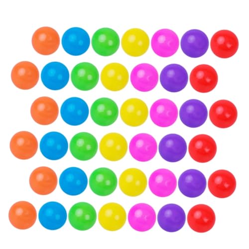 TOYANDONA 100 Stück Ozeanball für Bunte weiche Grubenkugeln Runde Ballgrubenspielzeug Bunte Bälle Pitballs Bällebad- Mini-Ozeanball Plastik von TOYANDONA