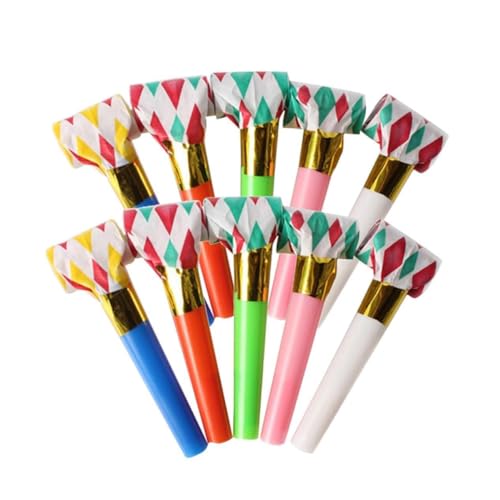 TOYANDONA 100 Stück Partykrachmacher Partypfeifen Jubelpfiff Partygeschenke Pfeifen TOYANDONA 100 Stück Partykrachmacher Partypfeifen Jubelpfiff Partygeschenke Pfeifen von TOYANDONA