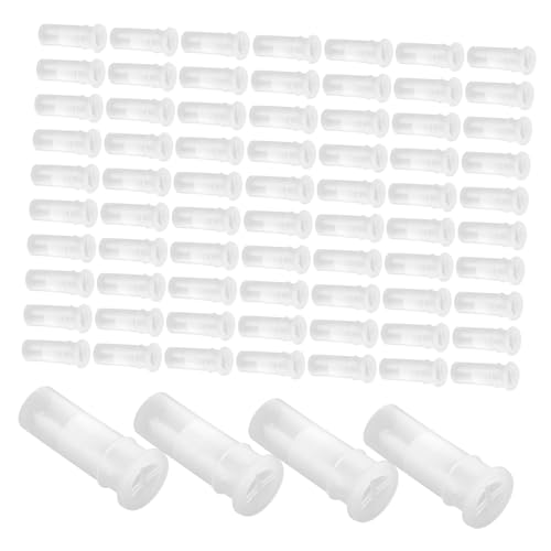 TOYANDONA 100 Stück Quietschende Hunde Ersatz Quietscher Inserts Kompakte Geräuschmacher für Haustier und Langlebige Squeaker Einlagen zur Reparatur und Nachfüllung von Kuscheltieren von TOYANDONA