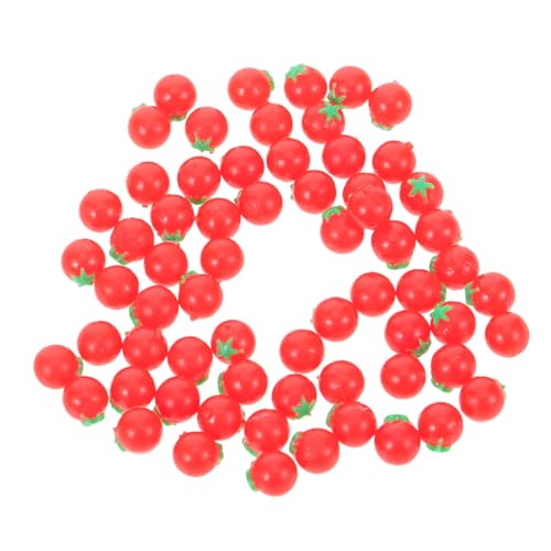 TOYANDONA 100 Stück Simulierte Simulationsfutterspielzeug Mini Künstliche Tomatenfiguren winzige falsche Früchte Mini künstliche Früchte Gefälschte Kirschtomatenfiguren Plastik rot TOYANDONA 100 Stück Simulierte Simulationsfutterspielzeug Mini Künstliche Tomatenfiguren winzige falsche Früchte Mini künstliche Früchte Gefälschte Kirschtomatenfiguren Plastik rot von TOYANDONA