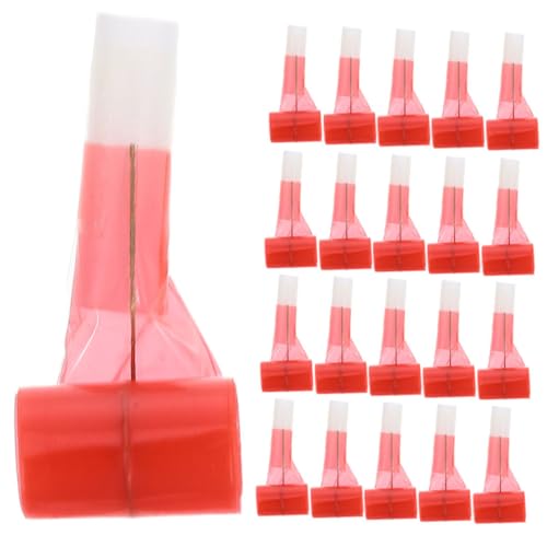 TOYANDONA 100 Stück Spielzeugzubehör mit Zunge kleben Röhrenspielzeug für Partypfeifen Geburtstagsparty Gebläse Partygeschenk Ausblasgebläse Party-Horn Plastik rot TOYANDONA 100 Stück Spielzeugzubehör mit Zunge kleben Röhrenspielzeug für Partypfeifen Geburtstagsparty Gebläse Partygeschenk Ausblasgebläse Party-Horn Plastik rot von TOYANDONA