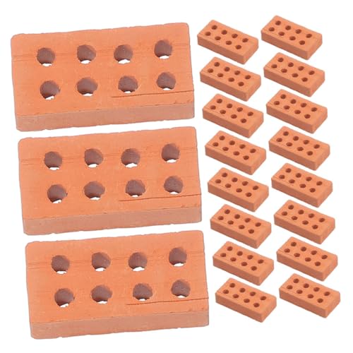 TOYANDONA 100 Stück Teiliges Mini Bausteine für Langlebige Miniatur Ziegelsteine für Bastelmodelle Sandtisch Dekoration Puppenhaus und Architekturprojekte TOYANDONA 100 Stück Teiliges Mini Bausteine für Langlebige Miniatur Ziegelsteine für Bastelmodelle Sandtisch Dekoration Puppenhaus und Architekturprojekte von TOYANDONA