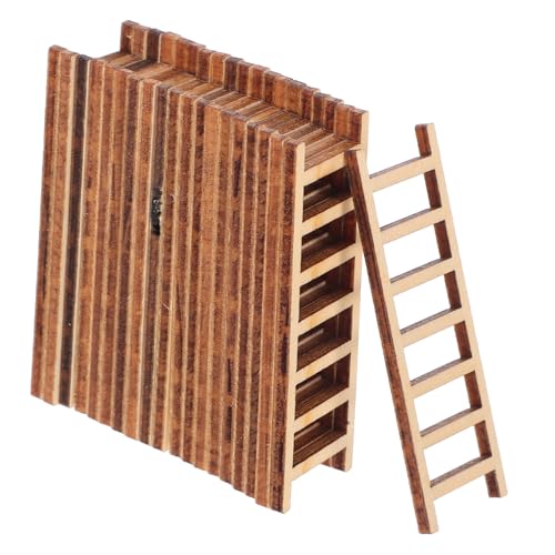 TOYANDONA 100 Stück Teiliges Miniatur Modell Stabile Holzleiter für DIY Micro Landschaft Bonsai Topf Dekoration Sandtisch und Puppenhaus Zubehör Vielseitig für Garten und Miniaturwelten von TOYANDONA