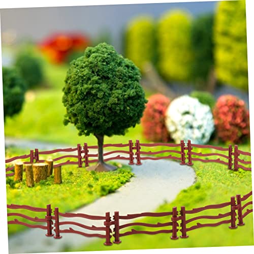 TOYANDONA 100 Stück Teiliges Zaunmodell aus Robustem PP mit Steckverbindungen Dekoratives Fence Ornament für DIY Landschaft Kinderspielzeug für Rollenspiele Tischspiel und TOYANDONA 100 Stück Teiliges Zaunmodell aus Robustem PP mit Steckverbindungen Dekoratives Fence Ornament für DIY Landschaft Kinderspielzeug für Rollenspiele Tischspiel und von TOYANDONA