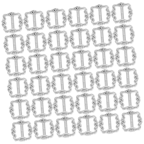 TOYANDONA Mini-tri-Glide-Schnalle 100 Stück Puppenschuhe Metallknopf Verstellbarer Verschluss für Bastelprojekte von TOYANDONA